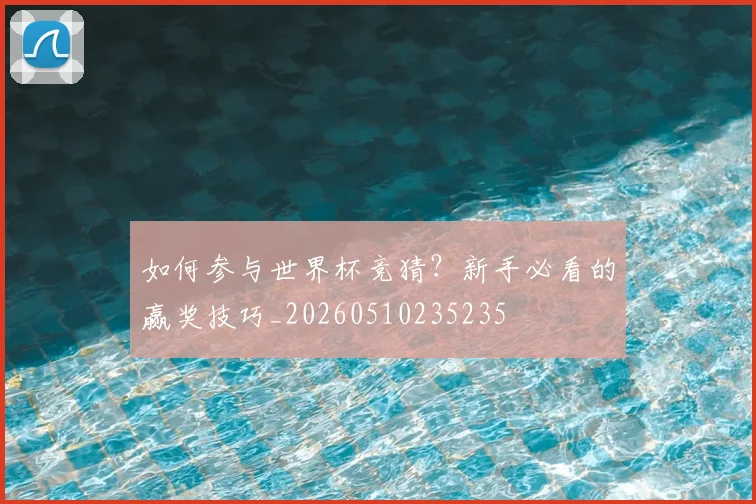 如何参与世界杯竞猜？新手必看的赢奖技巧_20260510235235